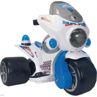 Tricycle Ride-On Bike (6V) with LED Light and Sound - 'Samurai Police' - Injusa