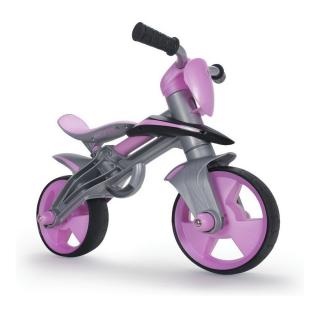Balance Bike with Helmet (Pink) - Injusa