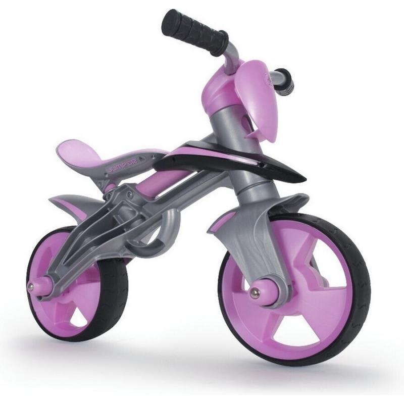 Balance Bike with Helmet (Pink) - Injusa