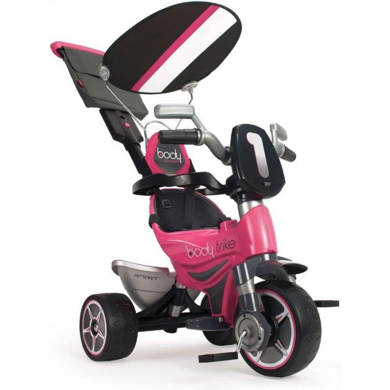 Τρίκυκλη Ποδοκίνητη Μοτοσυκλέτα 'Body Sport' Ροζ - Injusa