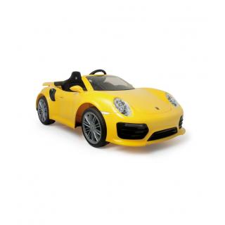 Battery Powered RC Car (6V) Yellow - 'Porsche 911 Turbo S' - Injusa