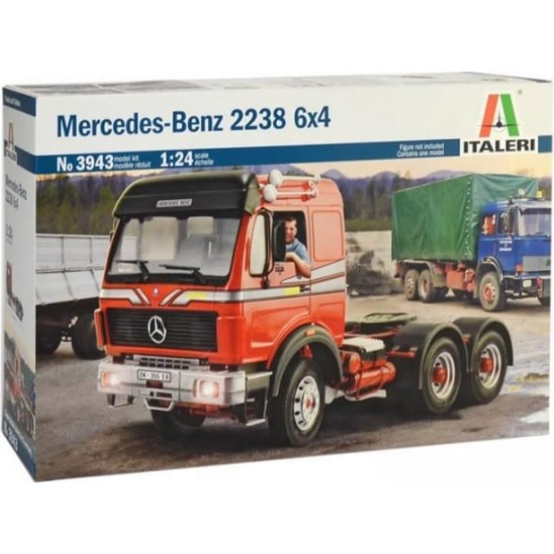 Italeri: 1:24 Trucks and Trailers - Mercedes-Benz 2238 6X4