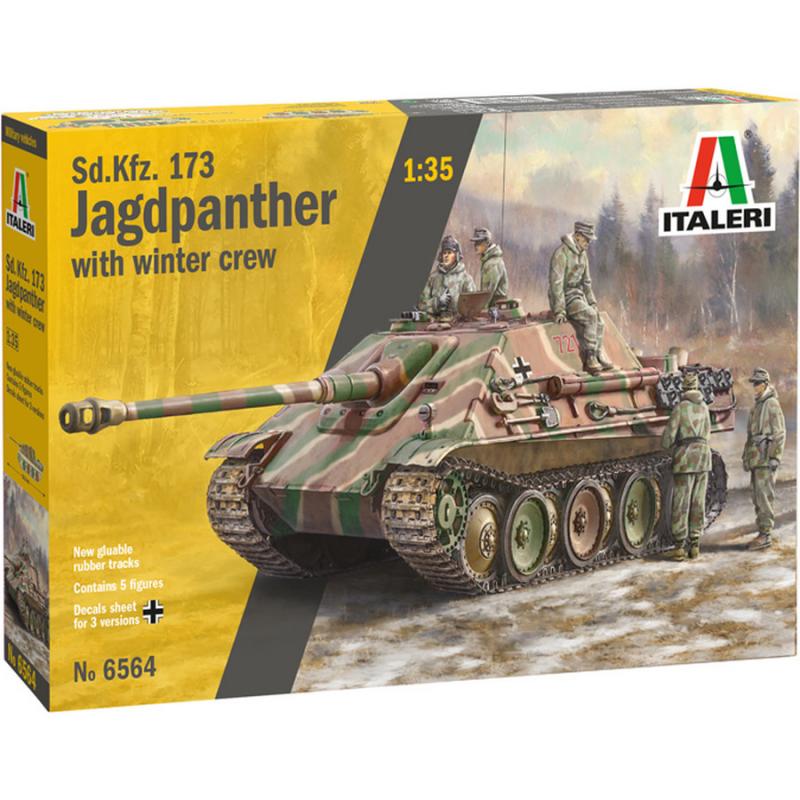 Italeri: 1:35 Sd.Kfz.173 Jagdpanther with Winter Crew