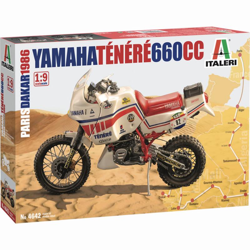 1:9 Yamaha Tenere 660 cc 1986 - 4642 Italeri