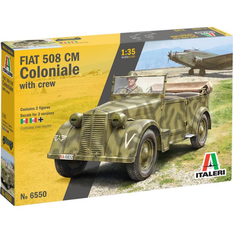 1:35 Fiat 508 CM with Crew - 6550 Iltaleri