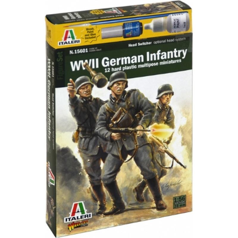 Italeri: 1:56 WWII German Infantry