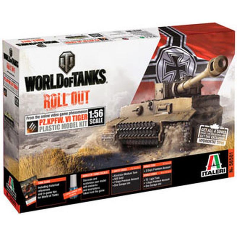 Italeri: 1:56 World of Tanks Roll Out - Pz. Kpfw. VI Tiger
