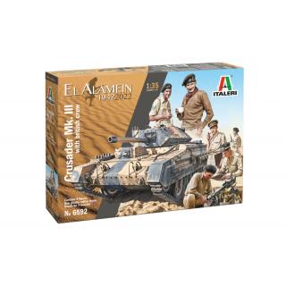 1:35 Crusader Mk. III with British Crew  6592 Italeri