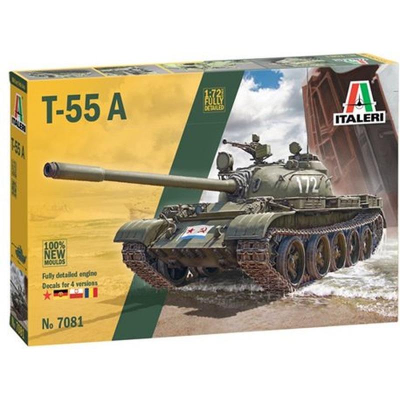 Italeri: 1:72 T-55A Medium Battle Tank