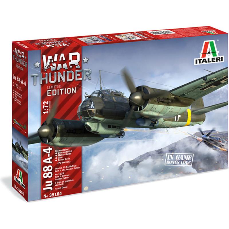 Italeri: 1:72 War Thunder Limited Edition JU 88 A-4