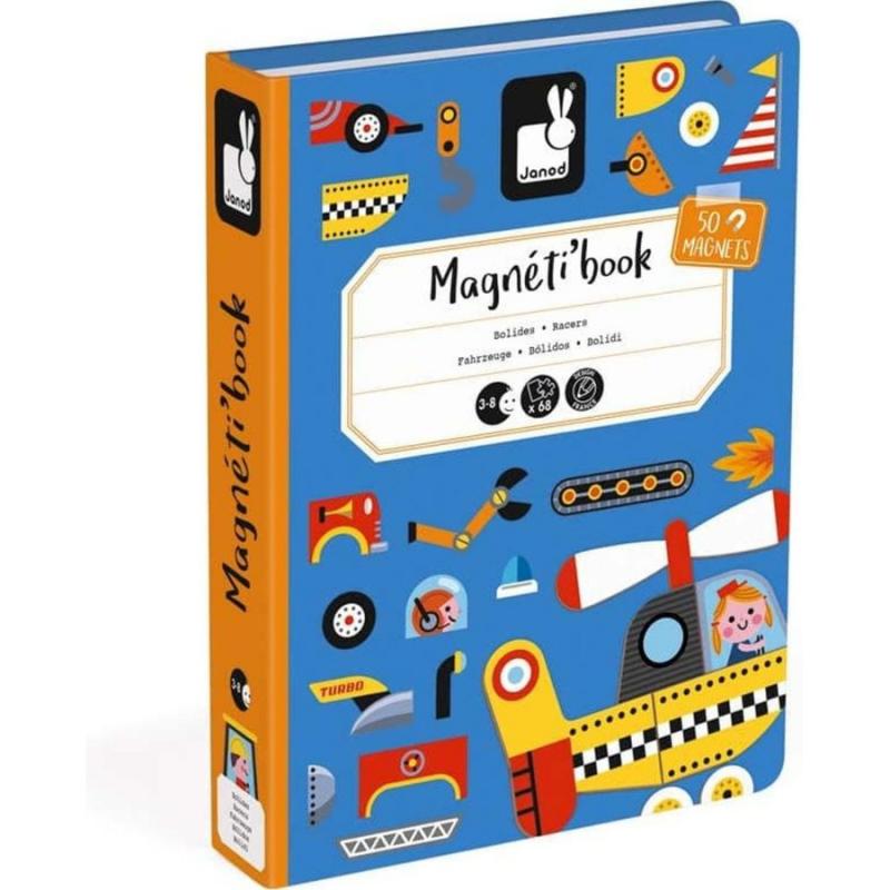 Janod Μαγνητικό Βιβλίο - Οχήματα