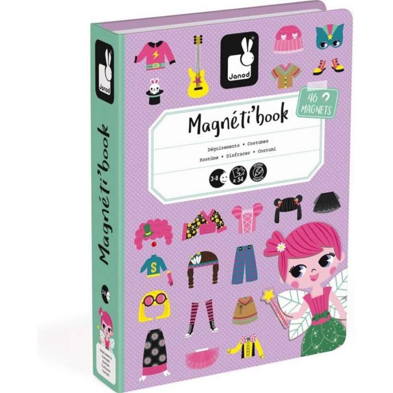 Janod Μαγνητικό Βιβλίο - Κοριτσίστικα Ρούχα
