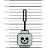 LEGO Minifigures Luggage tag Skeleton head Glow in the Dark 10 cm