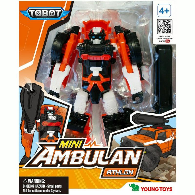 Mini Tobot Ambulan - Let's Go Mini Size Tobot