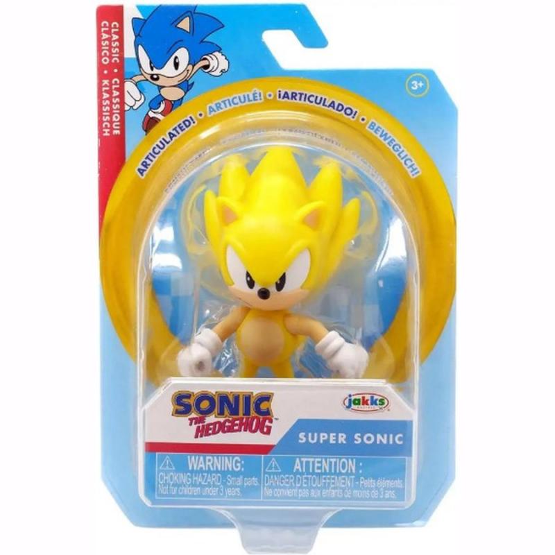 Sonic the Hedgehog Φιγούρα 6,5 cm Wave 15 - Super Sonic