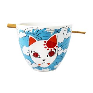 Demon Slayer Ramen Bowl with Chopsticks Tanjiro Mask 473 ml