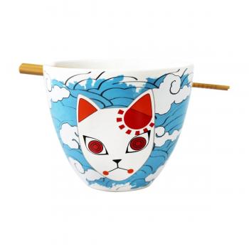 Demon Slayer Ramen Bowl with Chopsticks Tanjiro Mask 473 ml