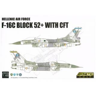 KINETIC Gold: 1:48 Hellenic Air Force F-16C Block 52 + with CFT