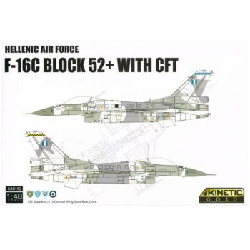 KINETIC Gold: 1:48 Hellenic Air Force F-16C Block 52 + with CFT