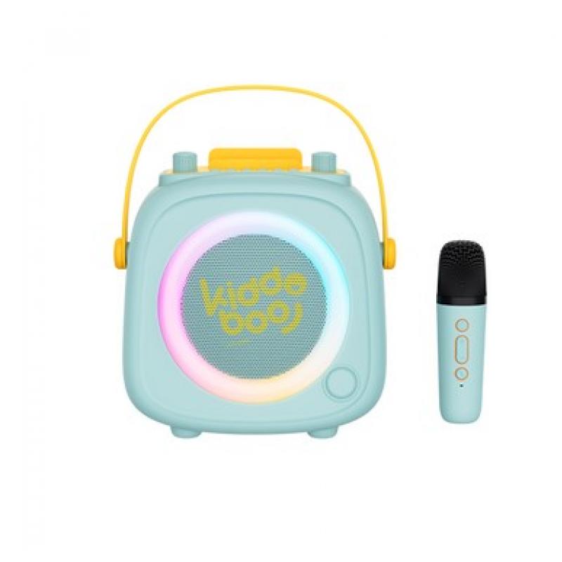 Kiddoboo Kids Voice Bluetooth Speaker & Mic Mint