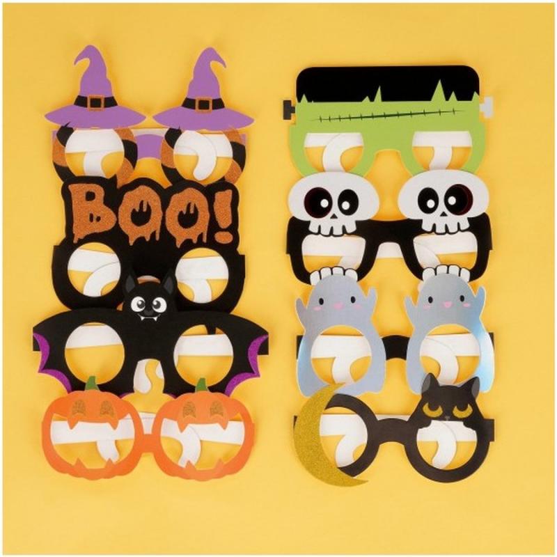Legami Halloween Party Paper Eyeglasses (set of 8)