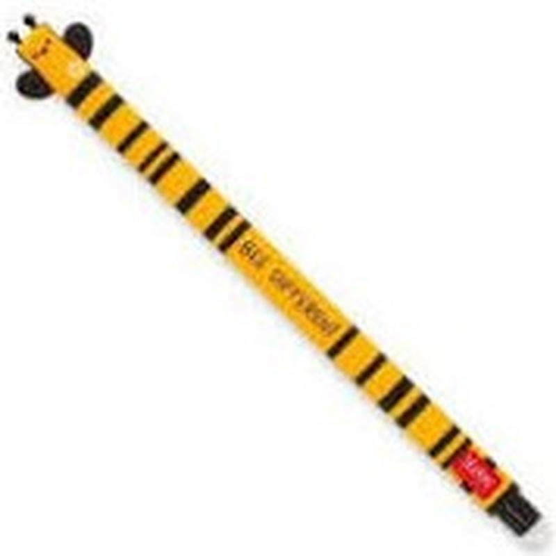 Legami Erasable Gel Pen Bee Black Ink