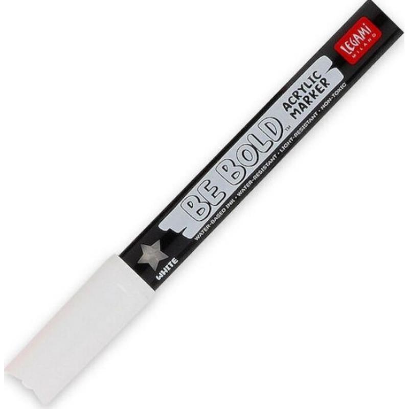 Legami Milano Be Bold Ακρυλικός Μαρκαδόρος White