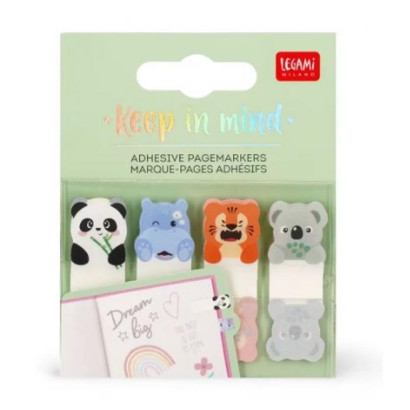 Legami Αυτοκόλλητοι Σελιδοδείκτες Keep in Mind Cute Animals SKN0003