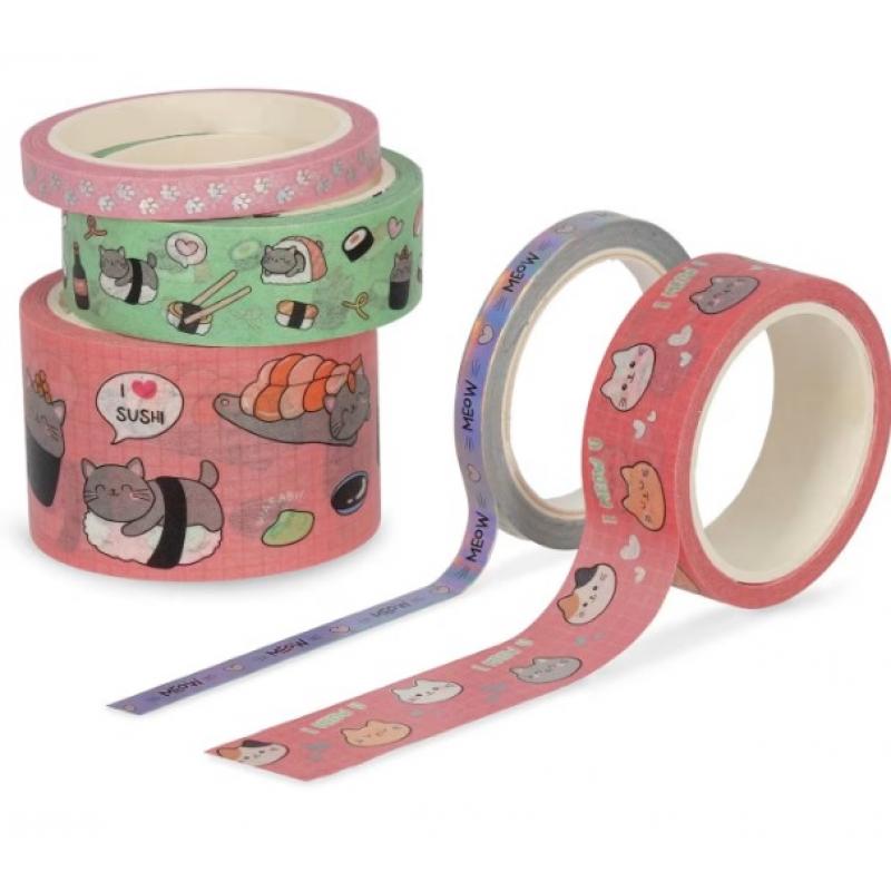 Legami Αυτοκόλλητη Ταινία Tape By Tape Kitty 5 τεμ. TAP0009