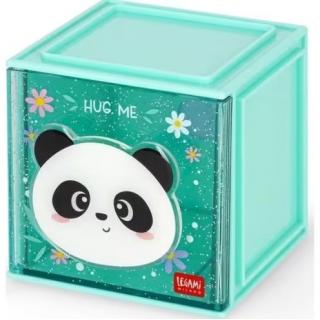 Legami Κουτί Αποθήκευσης Γραφείου Cutie Cube Panda SBX0002