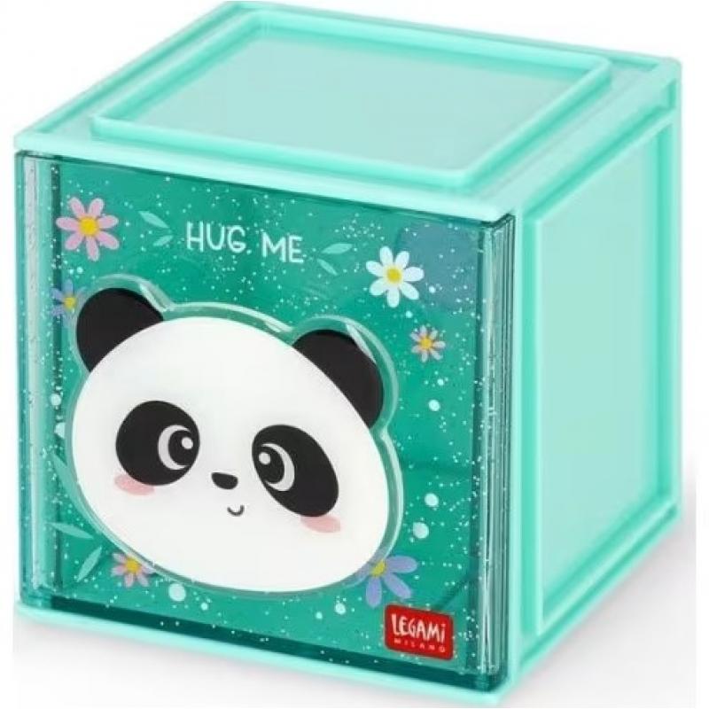 Legami Κουτί Αποθήκευσης Γραφείου Cutie Cube Panda SBX0002