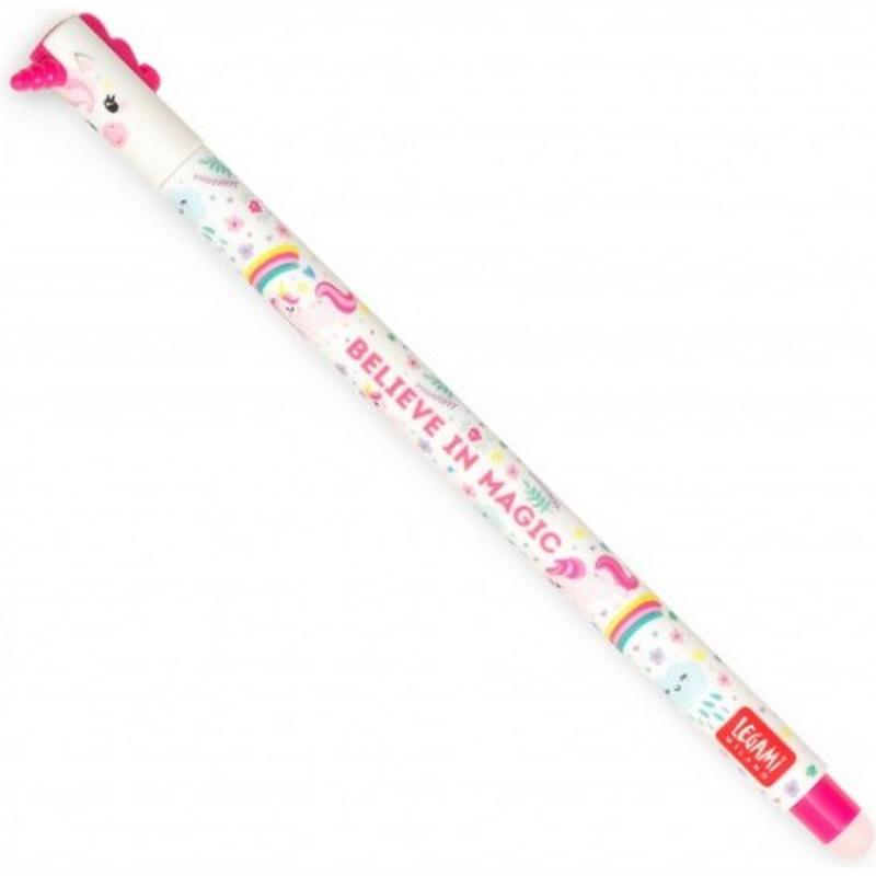 Legami Erasable Gel Pen Unicorn Pink Ink