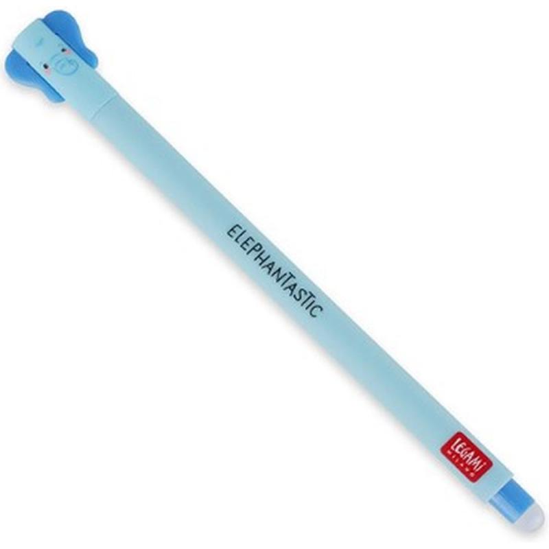 Legami Erasable Gel Pen Elephant Blue Ink