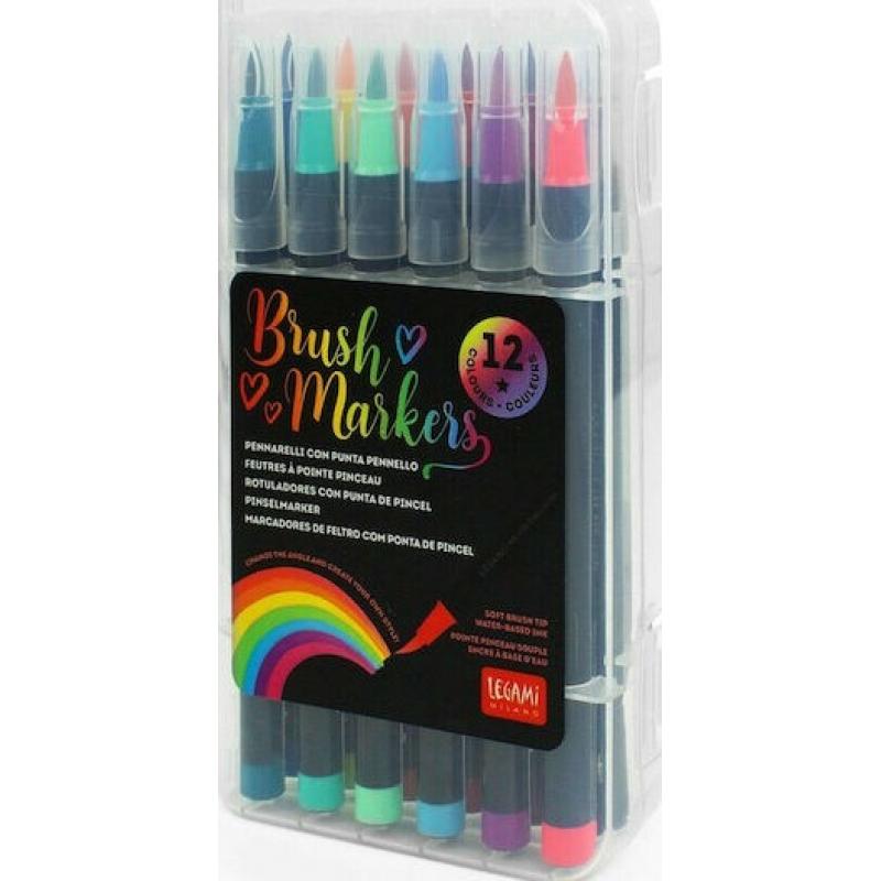 Legami Μαρκαδόροι Πινέλο Set 12 τεμ. BUMA0001