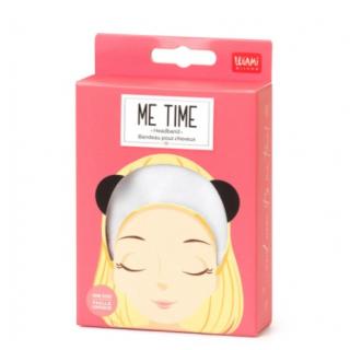 Legami Me Time Headband Panda Μπαντάνα σε Λευκό Χρώμα
