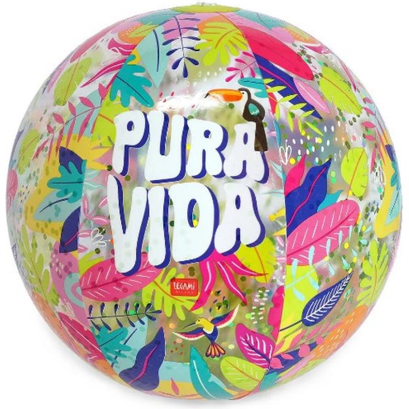 Legami Good Vibes Glitter Beach Ball - Pura Vida