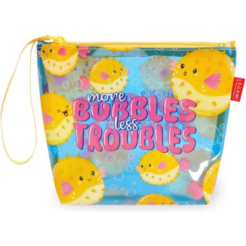 Legami Good Vibes Beach Pouch - Pufferfish