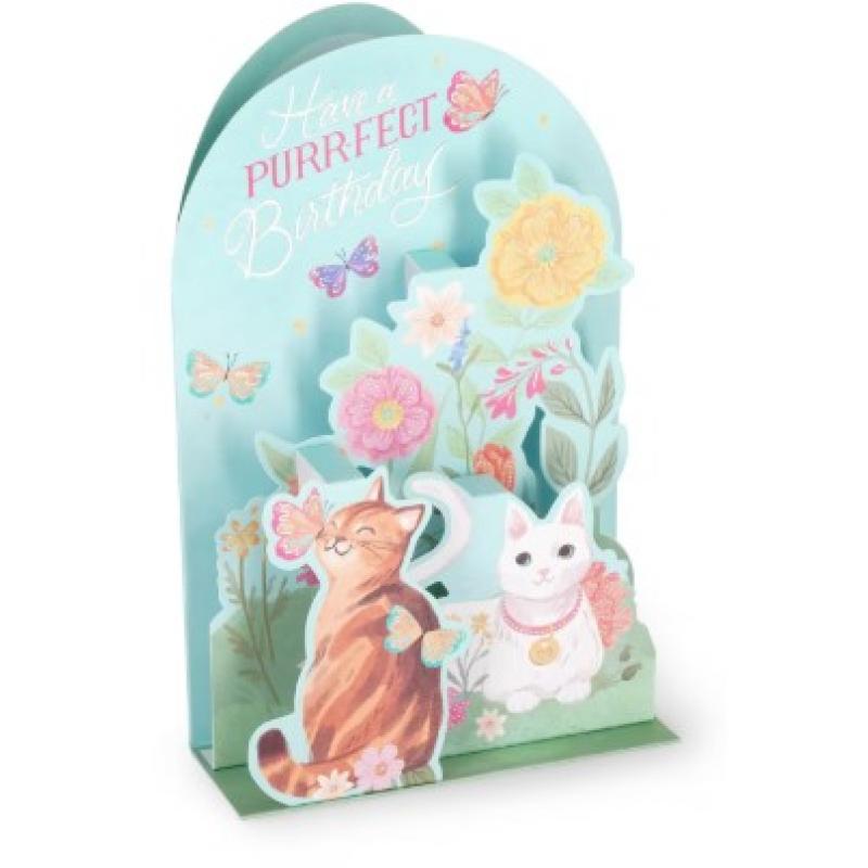 Legami Pop-Up Greeting Card -Have a Purr-Fect Birthday