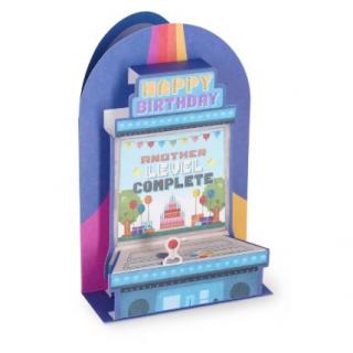 Legami Pop-Up Greeting Card - Happy Birthday - Another Level Complete