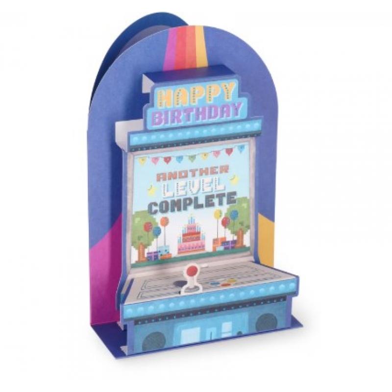 Legami Pop-Up Greeting Card - Happy Birthday - Another Level Complete