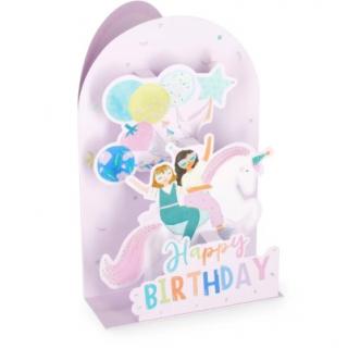 Legami Pop-Up Greeting Card - Happy Birthday - Magical Wishes