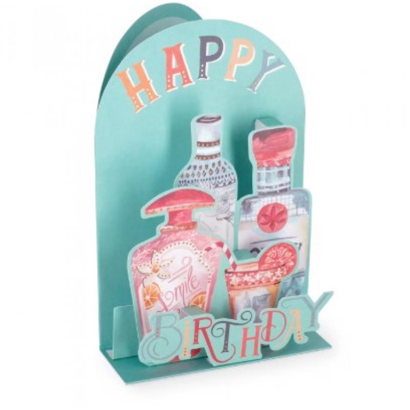 Legami Pop-Up Greeting Card - Happy Birthday - Enjoy