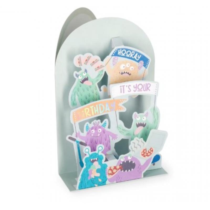 Legami Pop-Up Greeting Card - Hooray It's your Birthday Wahoo!