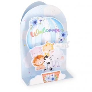 Legami Pop-Up Greeting Card - Welcome Little Boy