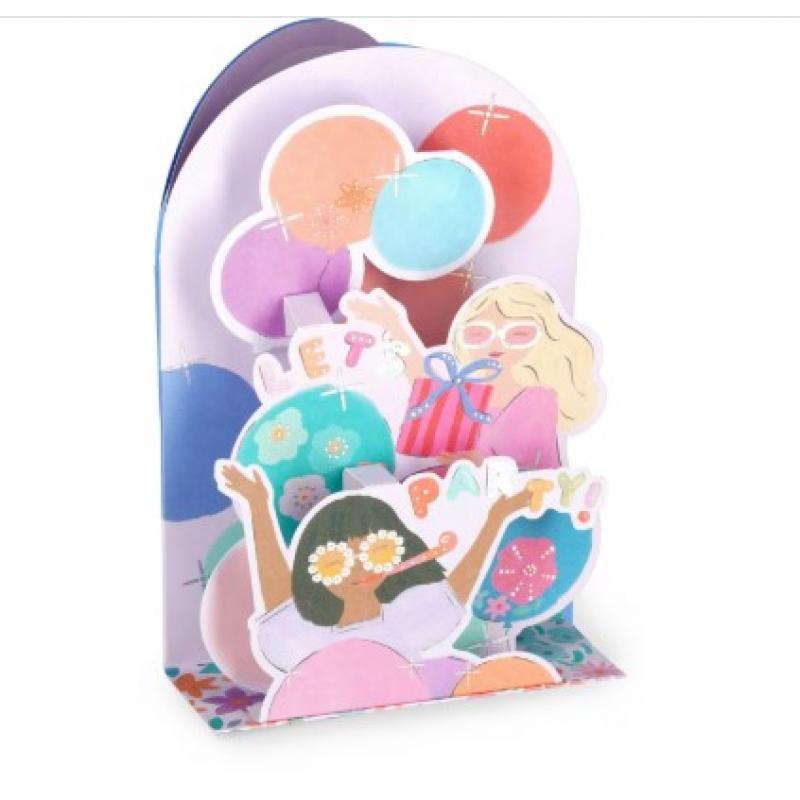 Legami Pop-Up Greeting Card - Let's Party!