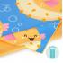 Legami Good Vibes Beach Towel - More Bubbles Less Troubles - Pufferfish