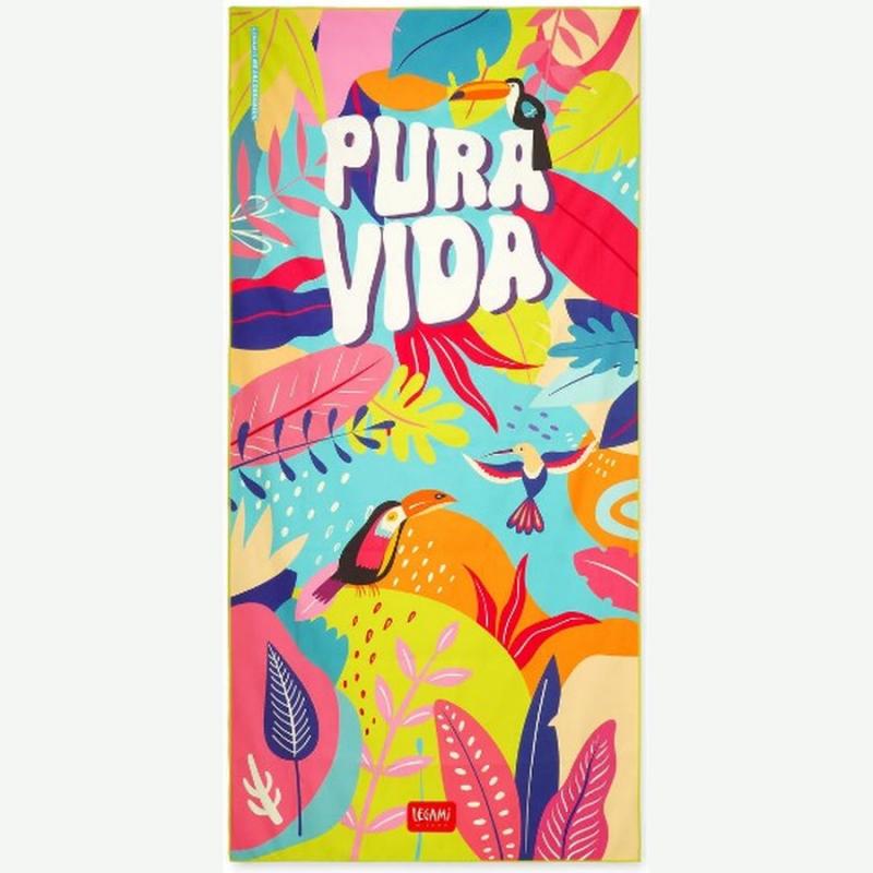 Legami Good Vibes Beach Towel - Pura Vida