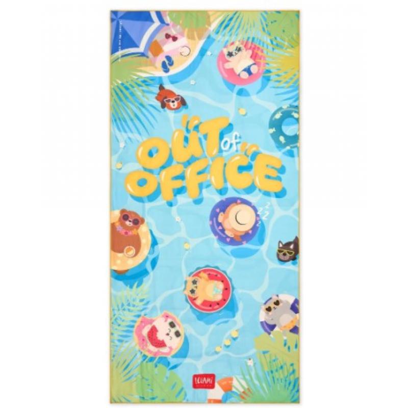 Legami Good Vibes Beach Towel - Out of Office BT0037