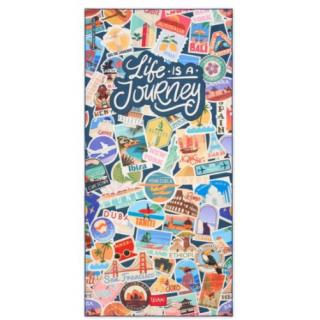 Legami Good Vibes Beach Towel - Travel Stickers
