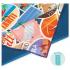 Legami Good Vibes Beach Towel - Travel Stickers